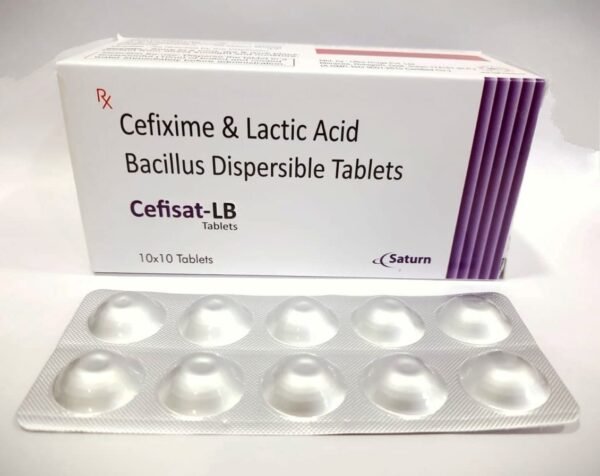 Cefixime & Lactic Acid Tablets Bacillus Dispersible Tablets | Cefisat-LB Tablets