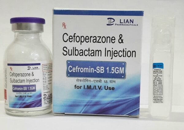 Cefoperazone Sulbactam Injection | Cefromin-SB 1.5 GM