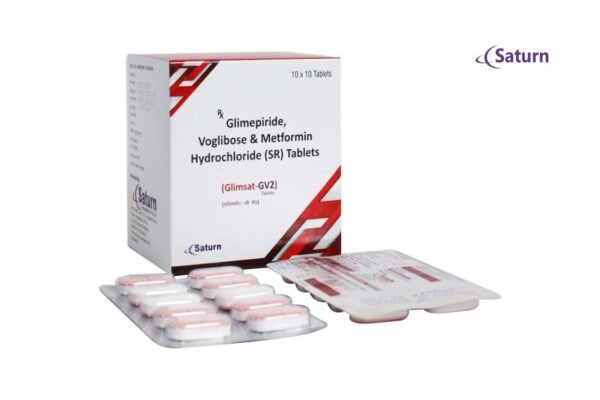 Glimepiride Voglibose and Metformin Hydrochloride Tablets