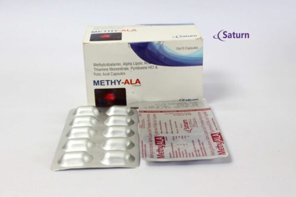 Methylcobalamin Alpha Lipoic Acid Thiamine Mononitrate Pyridoxine HCL Folic Acid Capsules | METHY-ALA