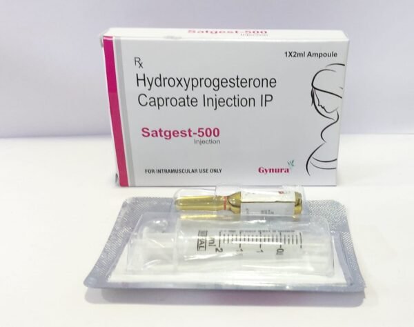 Hydroxyprogesterone Caproate Injection |  Satgest-500 Injection