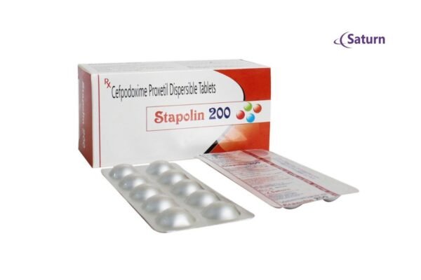 Cefpodoxime Proxetil Dispersible Tablets | Stapolin 200